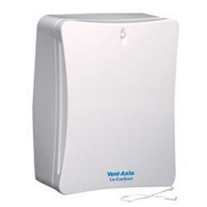 Ventaxia Lo-Carbon Solo Plus 2 Speed 100mm Centrifugal Fan With Timer 427482