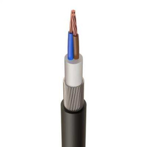 AC2C1.5-100 Two Core SWA Armoured Cable 1.5MM2 Black 27 AMPS, 100M