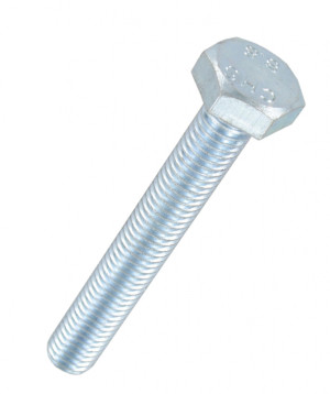 DELIGO ISS1240 Hex 8.8 BZP Steel Set Screws M12 x 40 Zinc & clear 40 mm 200 in Pk