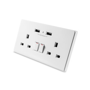 V-TAC VT8446 BS Smart Wifi Wall Socket With Alexa & Google Home(VT-5017)