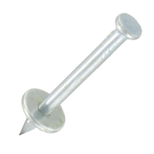 Deligo NMW35 Washered Masonry Electricians Capping Nails Mickey Pins 35mm