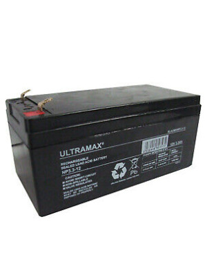 VT1203 12V 3.3Ah Sealed Lead Acid Rechargeable Battery