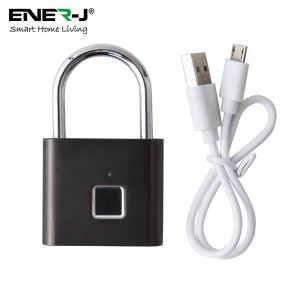 ENER-J SHA5304 Smart Fingerprint Padlock Waterproof Padlocks & Luggage Lock