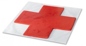 DELIGO FPI1 Fire Protection Putty Pad Single Gang Internal Socket Box Red