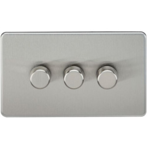3G 2W Dimmer 400W Satin Chrome T03.973/400