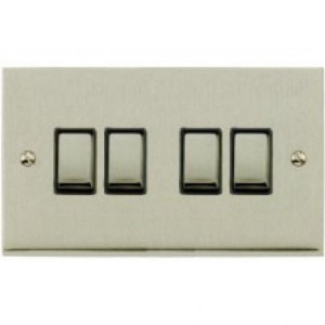 4Gang 2Way Sw Satin Nickel R05.830.SNBK
