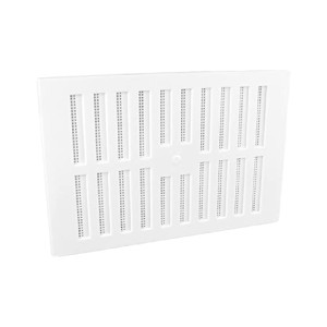 VERPLAS HM9X6 Adjustable Hit and Miss Vent White PVC 9x6 Inch 225x150mm