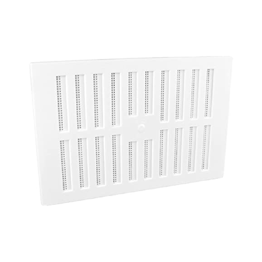 VERPLAS HM9X9 Adjustable Hit and Miss Vent White PVC 9x9 Inch 225x225mm