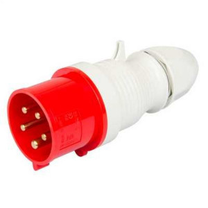 SHAYLA IS165RED Industrial Power Connector IP44 Waterproof Plug 16A 5 Pin 415V