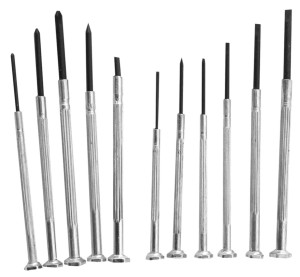 Dekton DT65311 11PC Precision Screwdriver Set Flat, Phillips, Awl & Magnet