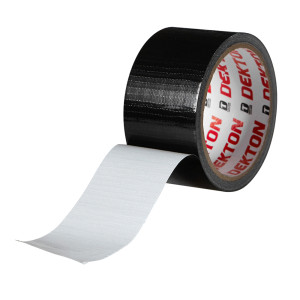 DEKTON 50MM X 10M BLACK CLOTH DUCT TAPE