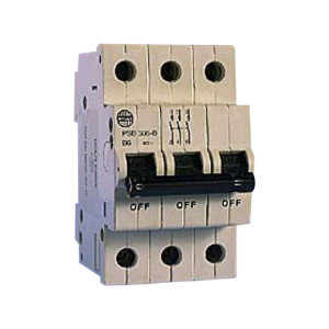 Wylex 6A 3 Phase MCB, B Type