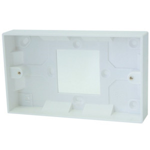 DENCON DCBOX Dual Conversion Pattress Box White