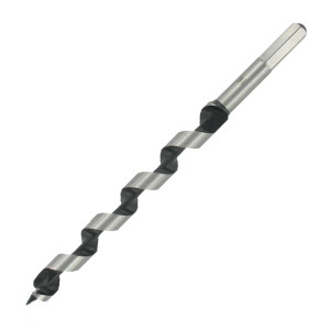 Deligo DA25400 Carbon Steel Auger Drill Bit Hex Shank 25 x 400mm for Wood and Plasterboard