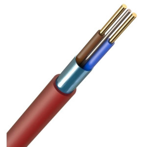 2FP22.5R-100 Double Core And Earth Fire Resistant Flexible Cable 2.5MM2 Red