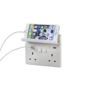 2G Fold Away Phone Holder - White 2GPHW
