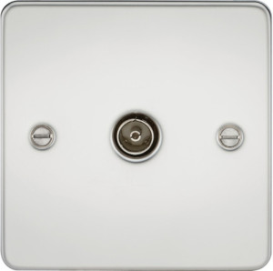 1G Coax Non Isolated Satin Chrome T03.921.BK