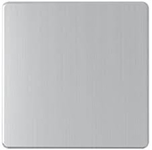 Single Section Blank Plate Satin Chrome S03.931