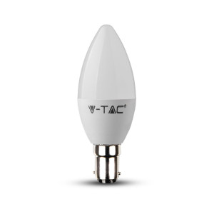 V-TAC VT21861 5.5W Plastic Candle Bulb Samsung Chip 3000K B15 Dimmable (VT-299D)