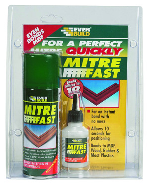Everbuild Mitre Fast Bonding Kit - Clear, MITRE1