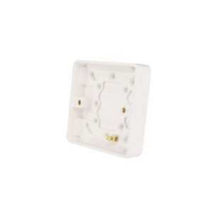 Thrion SLPAT1G16 Slimline Surface Mounting Pattress Boxes 1Gang 16mm Round Corner