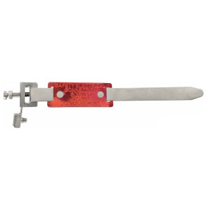 EC14-2 Safety Adjustable Dry Condition Pipe Earth Clamps 12mm to 32mm Red 200mm