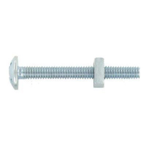 Fastpak 6 x 25 Roofing Bolts & Nuts Zinc, VP0508