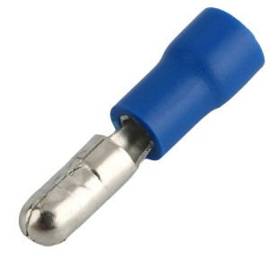 MBB4.0 Bullet Terminal Brass Male 4.0mm Red