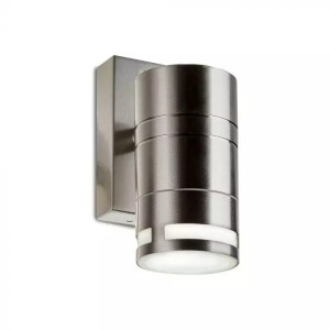 V-TAC VT7505 Stainless Steel body GU10 1 Way Outdoor Wall Light Fitting IP44
