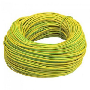 PS3G100 High-Quality 3.0mm PVC Earth Sleeving Green/Yellow 100M