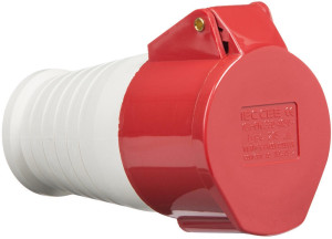 415V IP44 16A Connector 3P+N+E