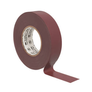 Partex INSTBR33 Electrical PVC Self Adhesive Insulating Tape 33M Brown