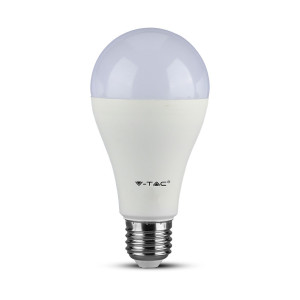 V-TAC GLS LED Plastic Light Bulb Samsung Chip Cool White A65 E27 15W