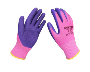 Dekton DTG1010 Leather/Cotton Ultra Grip Tradesman Working Gloves Size 7/S 12 PC