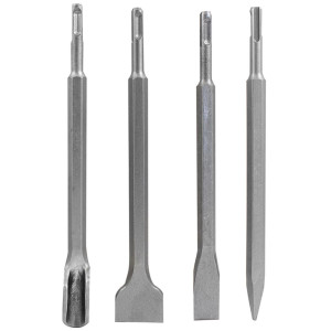 Dekton DT80160 4 Piece SDS Plus Chisel Set with SDS Plus Fitting