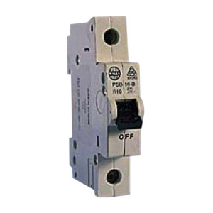 Wylex 16A Single Pole MCB - "D" Type
