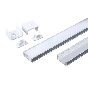 V-TAC PRO-ANGLE18X18-2M-OP Mounting Kit With Diffuser For LED Strip Corner