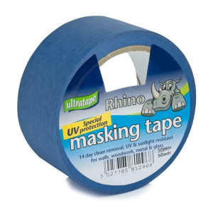 Ultratape Rhino Blue Masking Tape-50mm x 50m