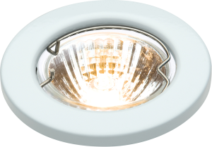 L02W1 IP20 12V 50 Watt Max Low Voltage White Downlight With Bridge