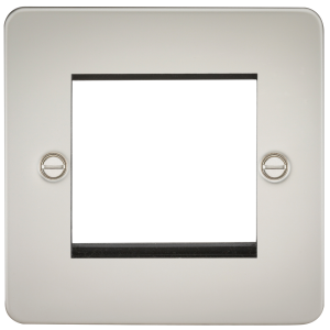 Flat Plate 2G modular faceplate - pearl