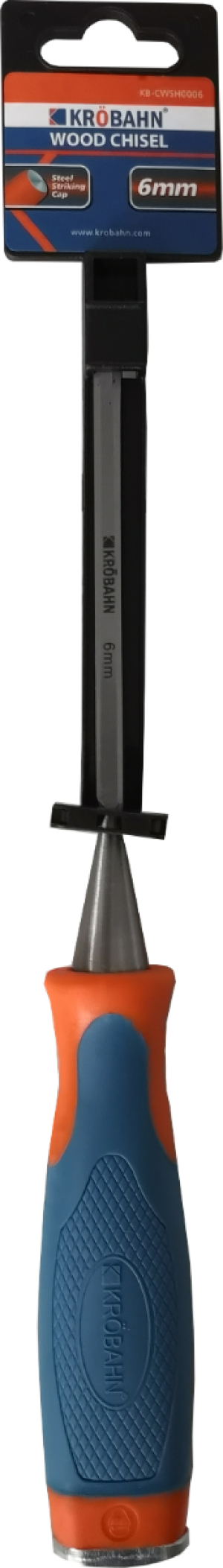 Krobahn KB-CWSH0006 6mm Non Slip Wood Chisel - Chrome Vanadium Steel Carpentry Woodwork Chisel