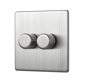 2G 2W Dummy Dimmer Satin Nickel T05.972.P6AMS