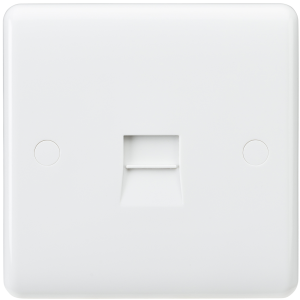 Curved Edge Telephone Extension Socket