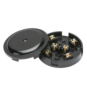 20A Junction Box 6-Terminal - Black (89mm)