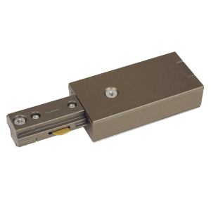 230v Single Circuit track Power Feed Satin Nickel