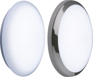 230V IP44 14W BF LED Emergency Bulkhead 300mm 1020lm 6000K