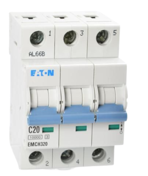 20 Amp Triple Pole Circuit Breaker (Type C)