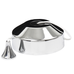 10A 2-Way Pull Cord Switch - Polished Chrome