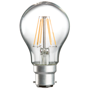 230V 8W LED 60mm BC Clear GLS 3000K
