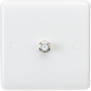 Curved Edge SAT TV Outlet (non-isolated)